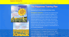 Desktop Screenshot of happinesstrainingplan.com