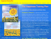 Tablet Screenshot of happinesstrainingplan.com